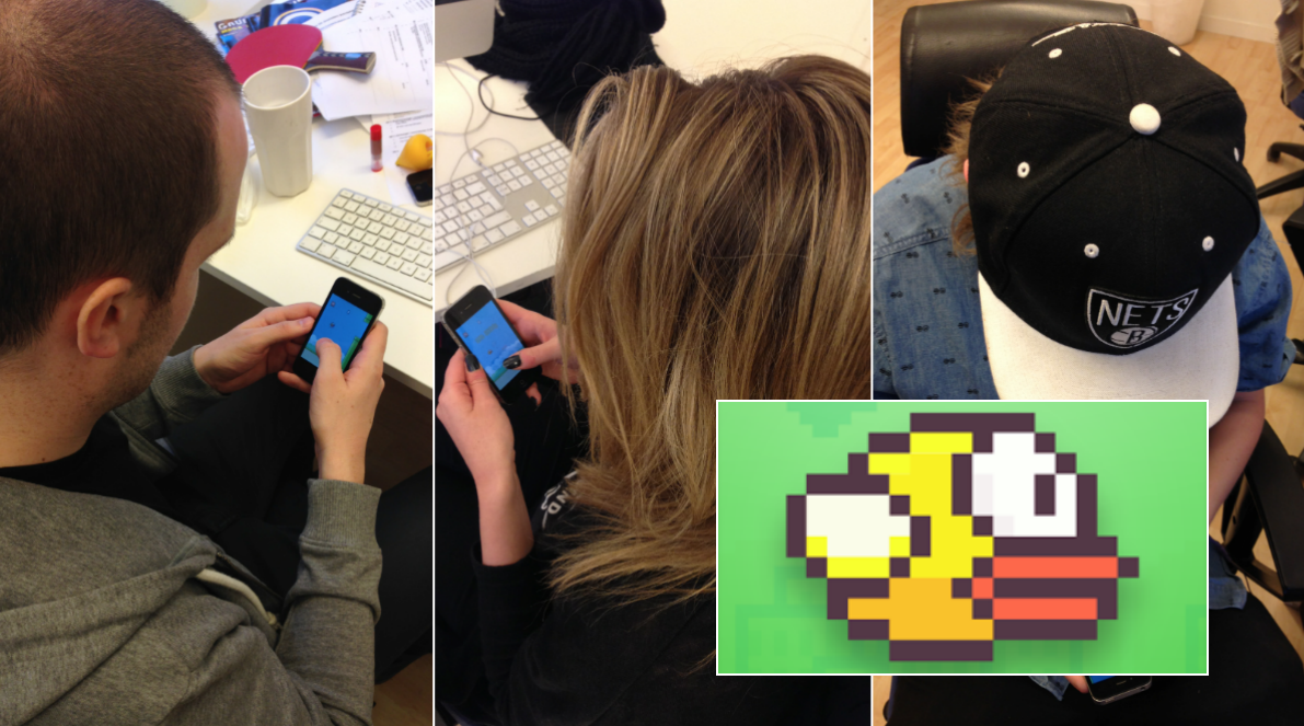 Det gick inte jättebra när Nyheter24 testade Flappy Bird.